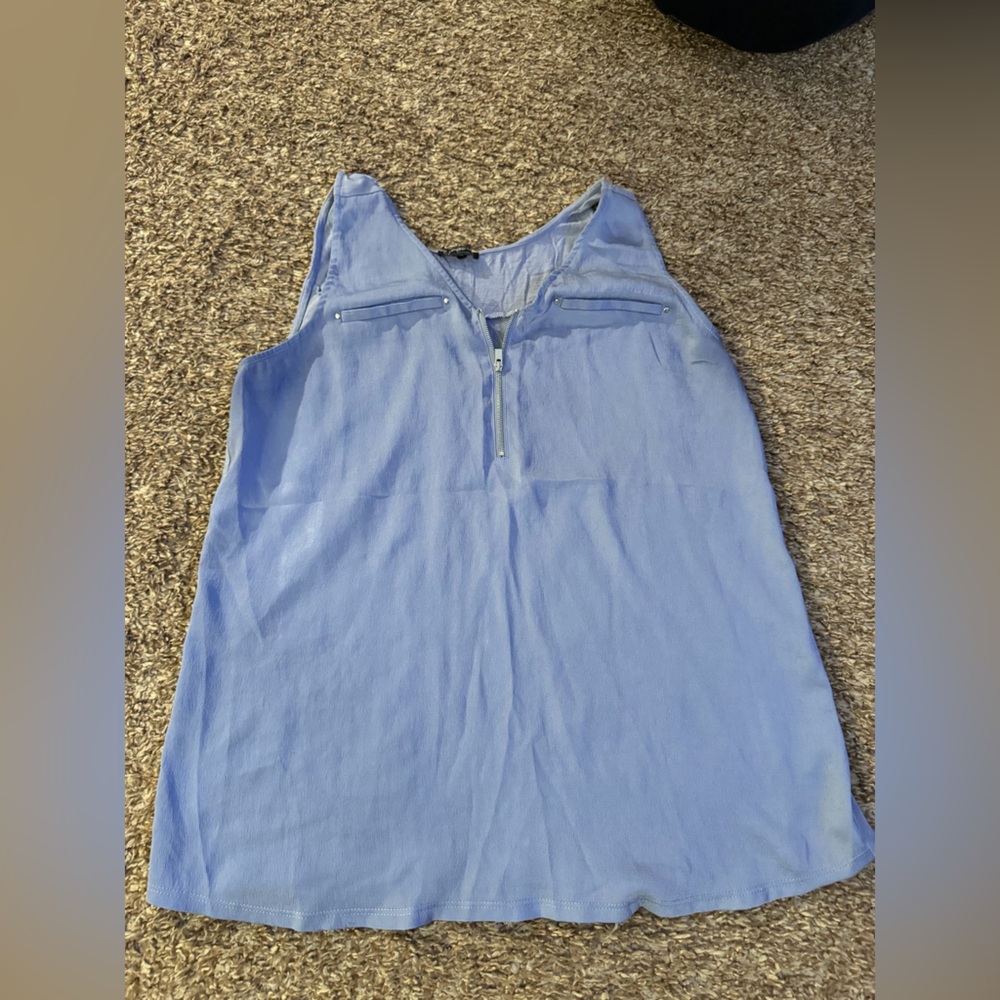 Express Blue Gray Top